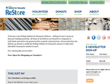 Tablet Screenshot of dupagerestore.com